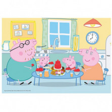 imagen 1 de puzzle ravensburger peppa pig  cocina 35 piezas