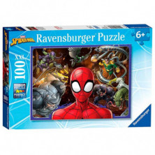 Imagen puzzle ravensburger spiderman 100 piezas