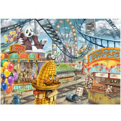 imagen 1 de puzzle escape kids el parque de atracciones 368pz