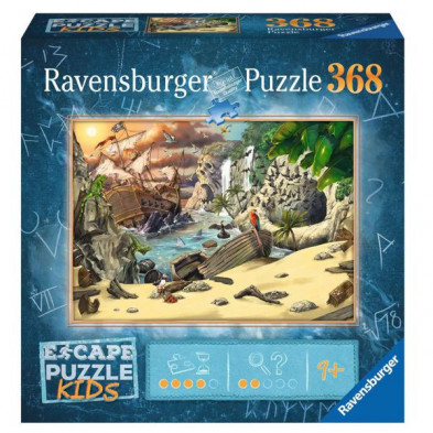 Imagen puzzle escape kids la aventura pirata 368pz