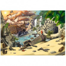 imagen 1 de puzzle escape kids la aventura pirata 368pz