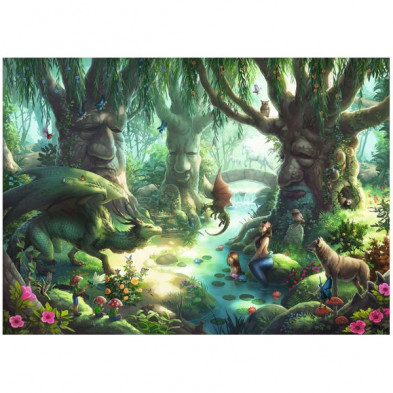 imagen 1 de puzzle escape kids el bosque mágico 368pz