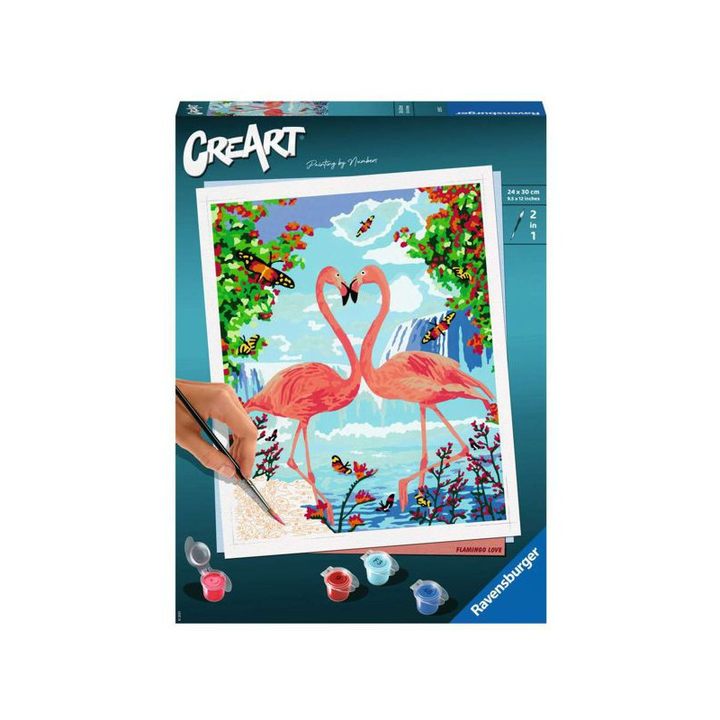 Imagen creart cuadro flamencos enamorados Imagen creart cuadro flamencos enamorados