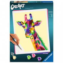 Imagen creart cuadro jirafa