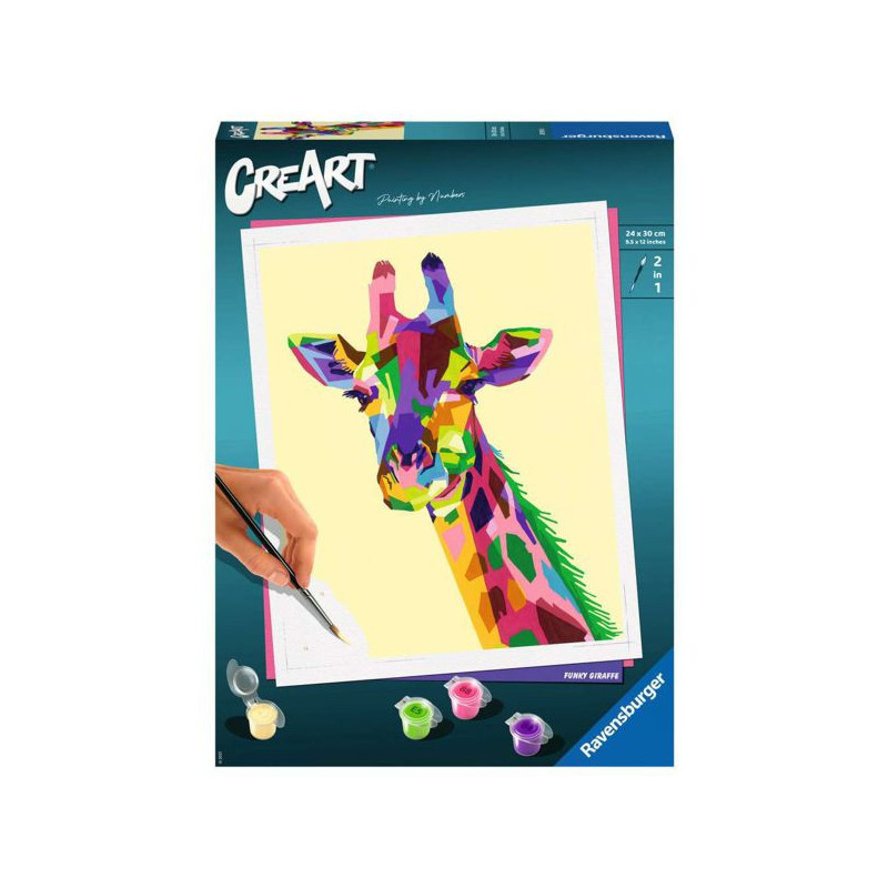 Imagen creart cuadro jirafa