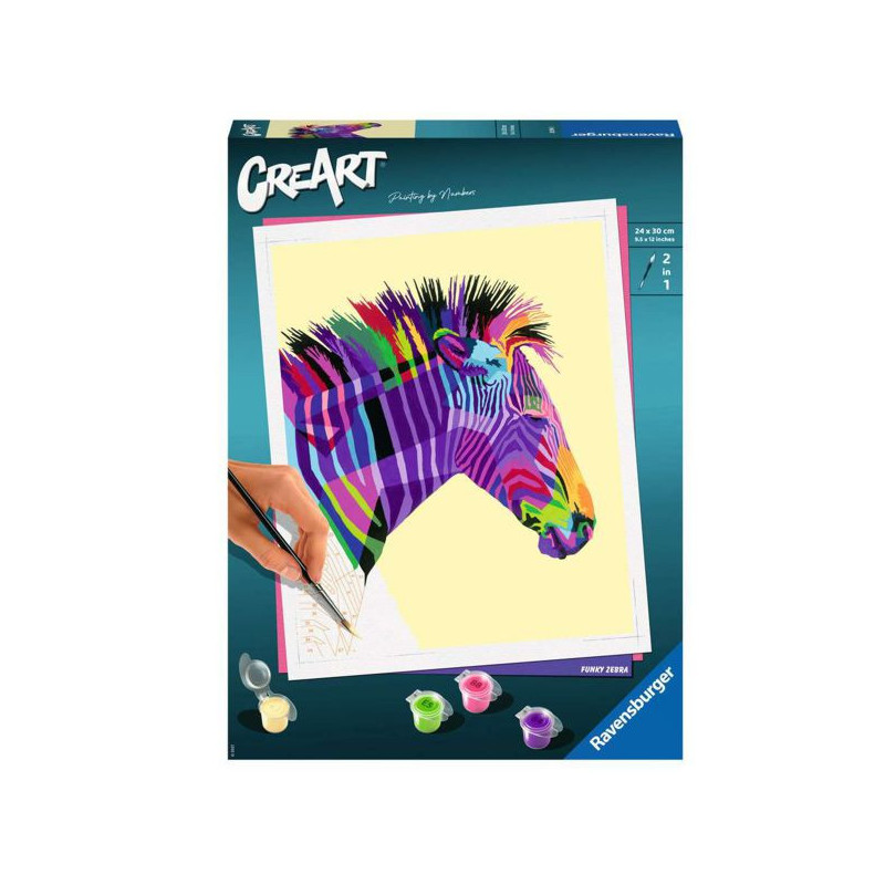 Imagen creart cuadro cebra
