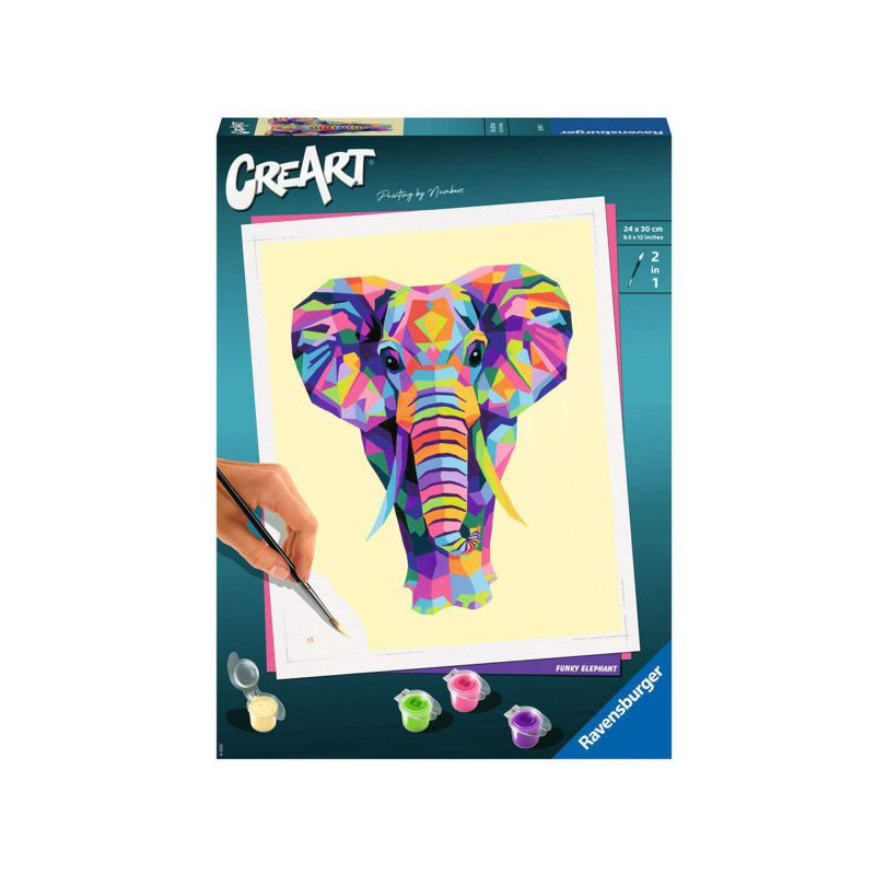 Imagen creart cuadro elefante