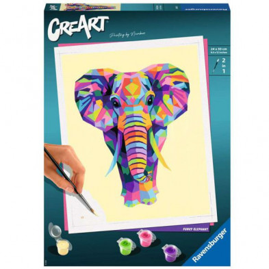 Imagen creart cuadro elefante