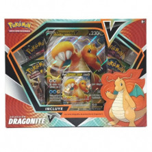 Imagen colección dragonite v pokémon cartas coleccionable
