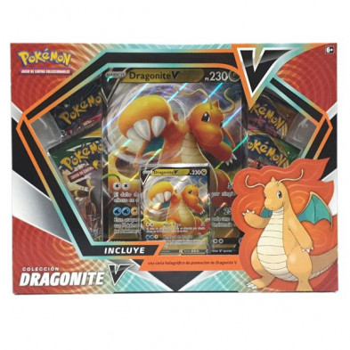 Imagen colección dragonite v pokémon cartas coleccionable