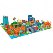 imagen 1 de puzzle 3d superthings kaboom city