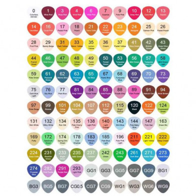 Rotuladores 120 Colores