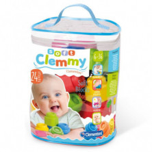 BOLSA 24 BLOQUES SOFT CLEMMY CLEMENTONI