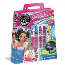 SET MANICURA UÑAS BRILLANTES EN LA OSCURIDAD CRAZY