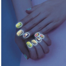 imagen 4 de set manicura uñas brillantes en la oscuridad crazy