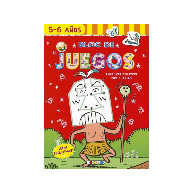 Libro une los puntos 5-6 años bloc de juegos todol