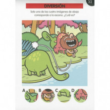 imagen 1 de libro dinosaurios 6-7 años bloc de juegos todolibr