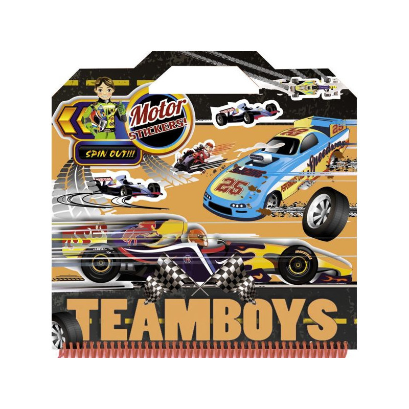 Imagen libro teamboys motor stickers todolibro