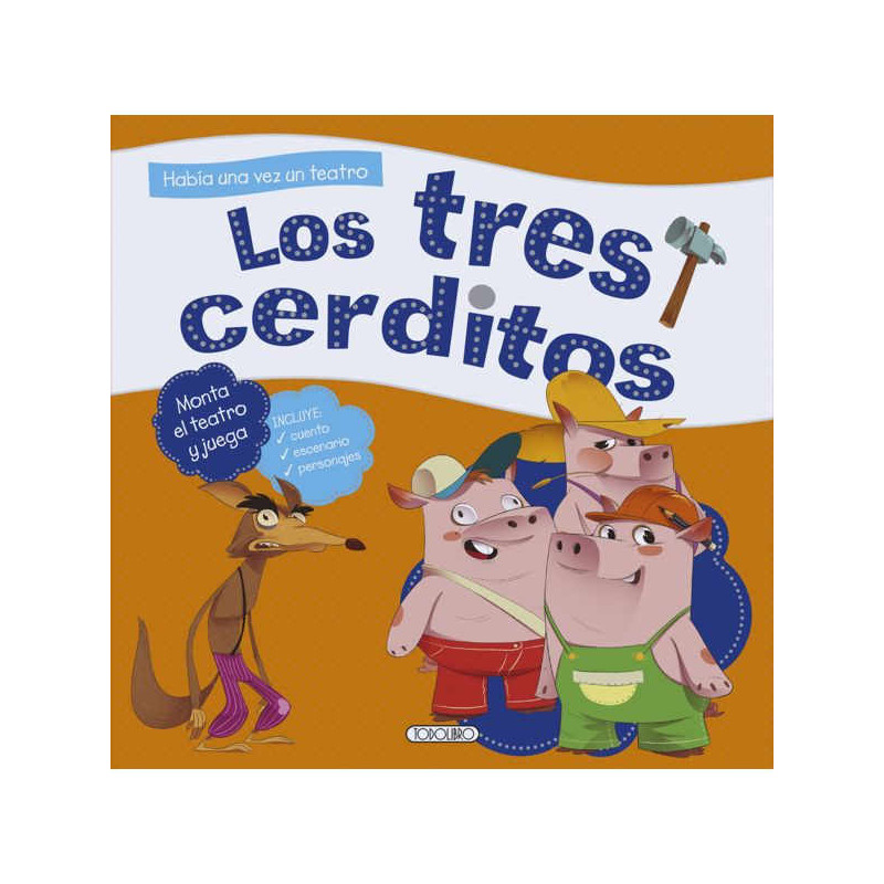 Imagen libro los tres cerditos habia una vez un teatro to