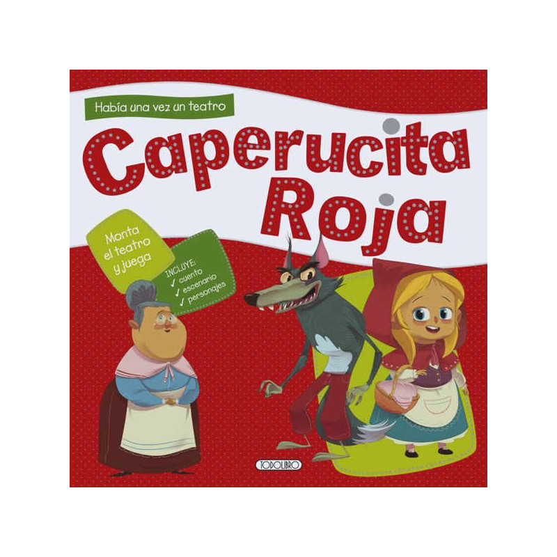 Imagen libro caperucita roja habia una vez un teatro todo