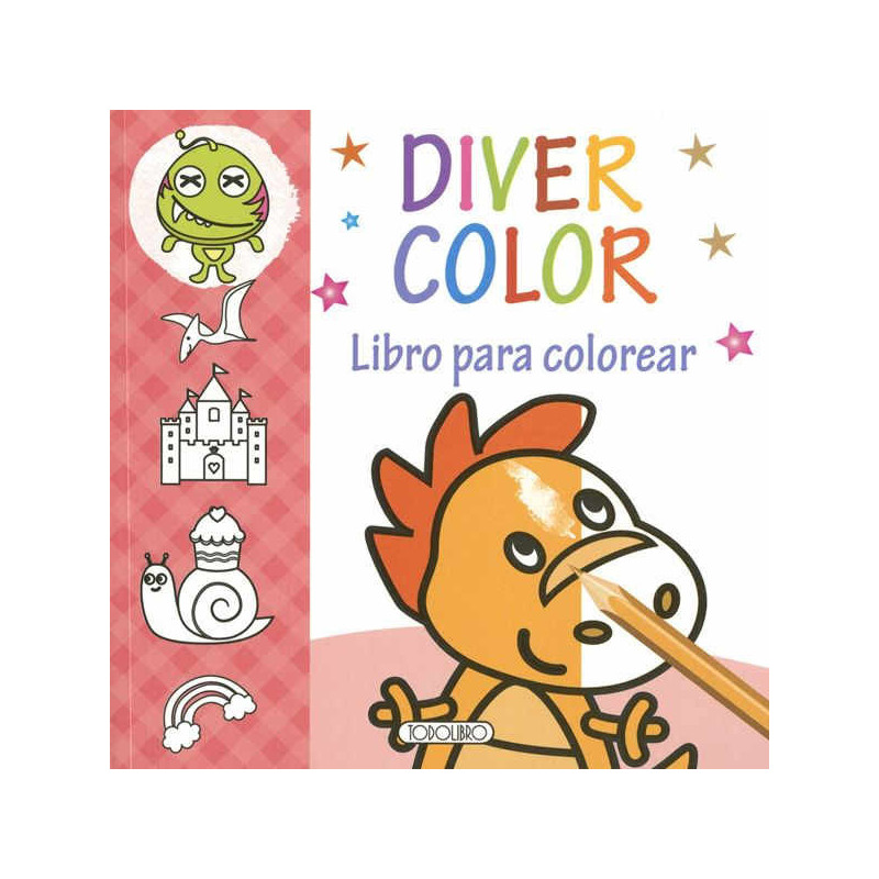 Imagen libro para colorear divercolor todolibro