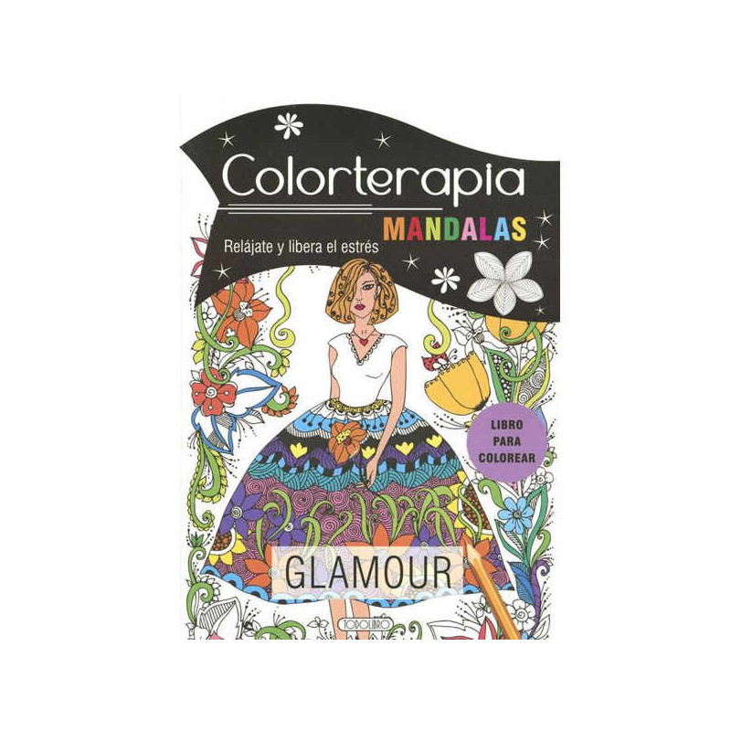 Imagen libro colorterapia mandalas glamour todolibro
