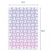 imagen 2 de puzle pitufos + modelo 3d - 104 piezas