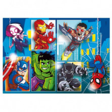 imagen 1 de puzle marvel super hero 2x20 piezas