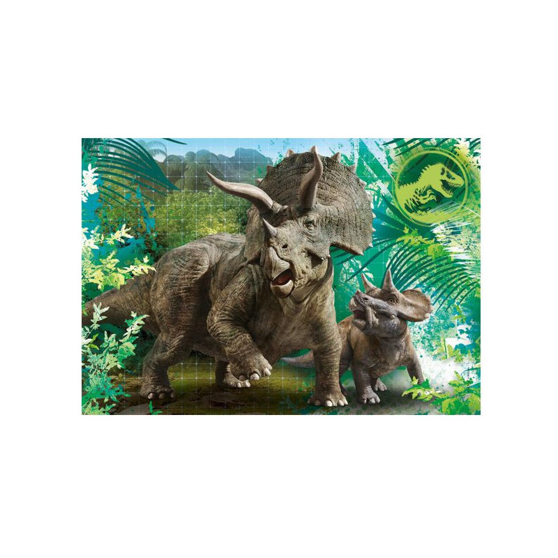 Puzzle Jurassic World 3 x 48 Piezas: ¡Aventura Triple en el Mundo de ...