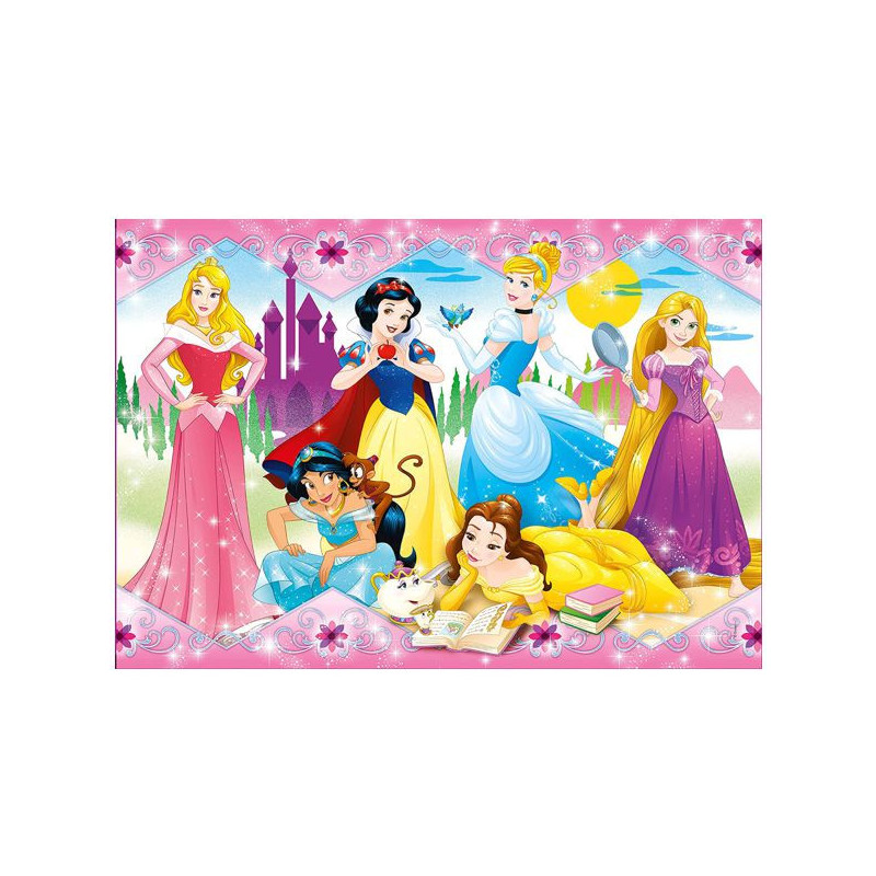 Puzzle Princesas Disney 104 Piezas: Encuentra la Magia en Cada Pieza ...