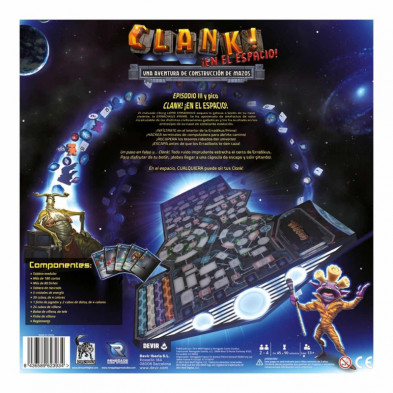 imagen 2 de juego clank! en el espacio - devir