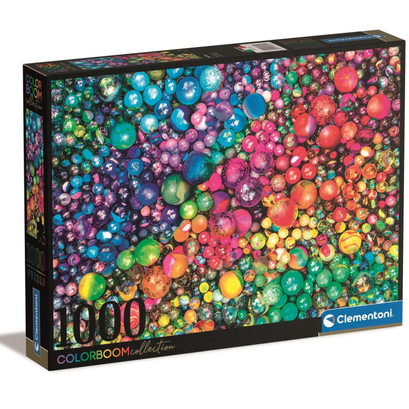 Imagen puzzle colorboom canicas 1000 piezas clementoni