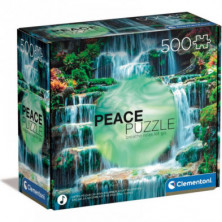 Imagen peace puzzle the flow 500 piezas clementoni