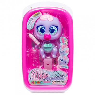 imagen 1 de muñeco neo bebe neo flobbis flobbe lila distroller