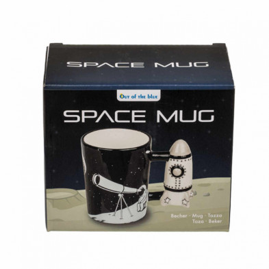 imagen 4 de taza astronauta con mango de mizil 14x12cm