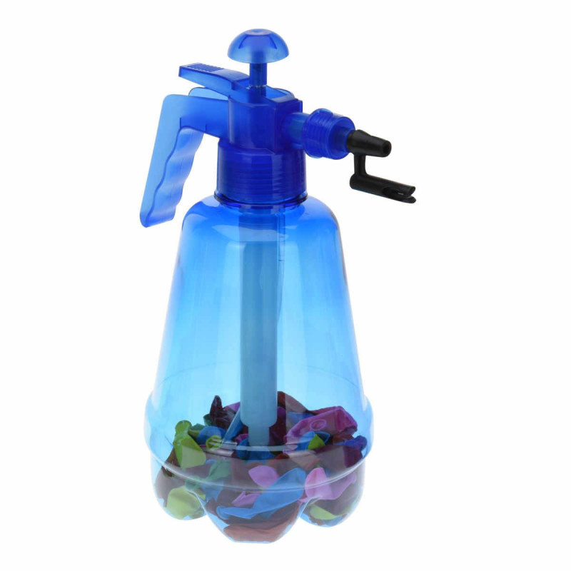 Set botella con hinchador y globos (varios colores), ColorBaby