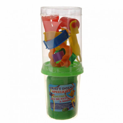 Imagen bote plastilina con accesorios - colores surtidos