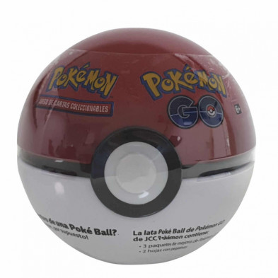 imagen 1 de poke ball lata roja pokémon go