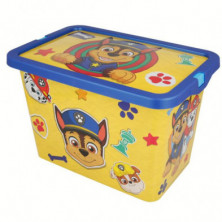 Imagen caja click paw patrol boy plain 7 litros