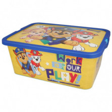 Imagen caja click paw patrol boy plain 13 litros