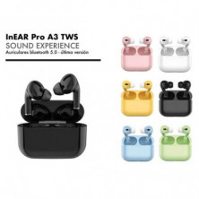 imagen 2 de auricular inear pro a3 bluetooht 5.0 negro