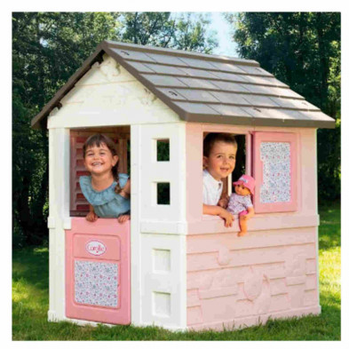 imagen 1 de casita infantil corolla rosa smoby