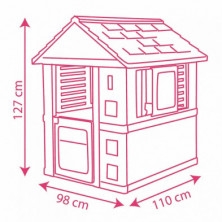 imagen 2 de casita infantil corolla rosa smoby