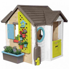 Imagen casita infantil garden house con accesorios smoby