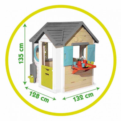 imagen 2 de casita infantil garden house con accesorios smoby