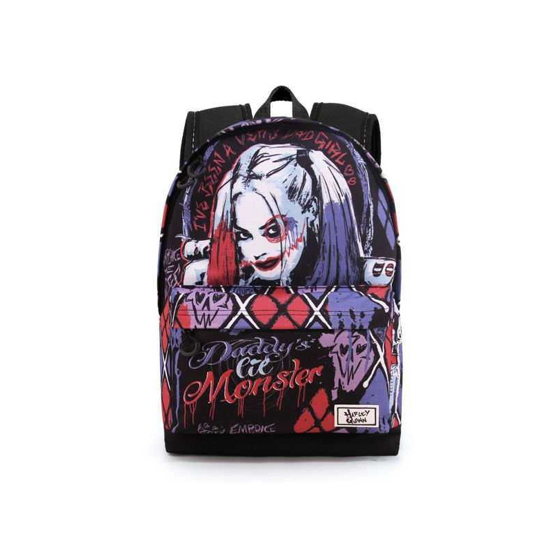 Imagen mochila harley quinn dc comics