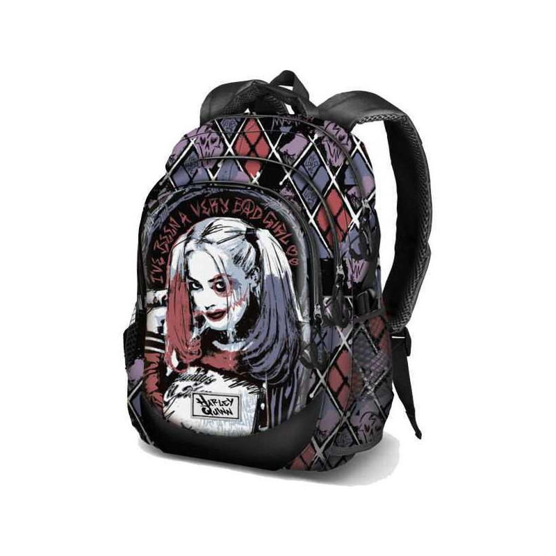 Imagen mochila harley quinn dc comics