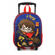 Imagen mochila con ruedas harry potter 3d quidditch