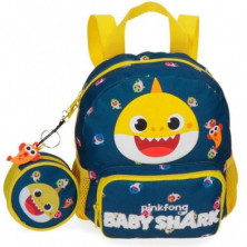 Imagen mochila baby shark my good friend 23cm