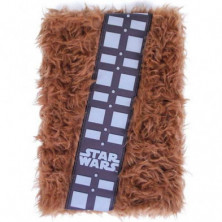 Imagen cuaderno de notas premium star wars chewbacca